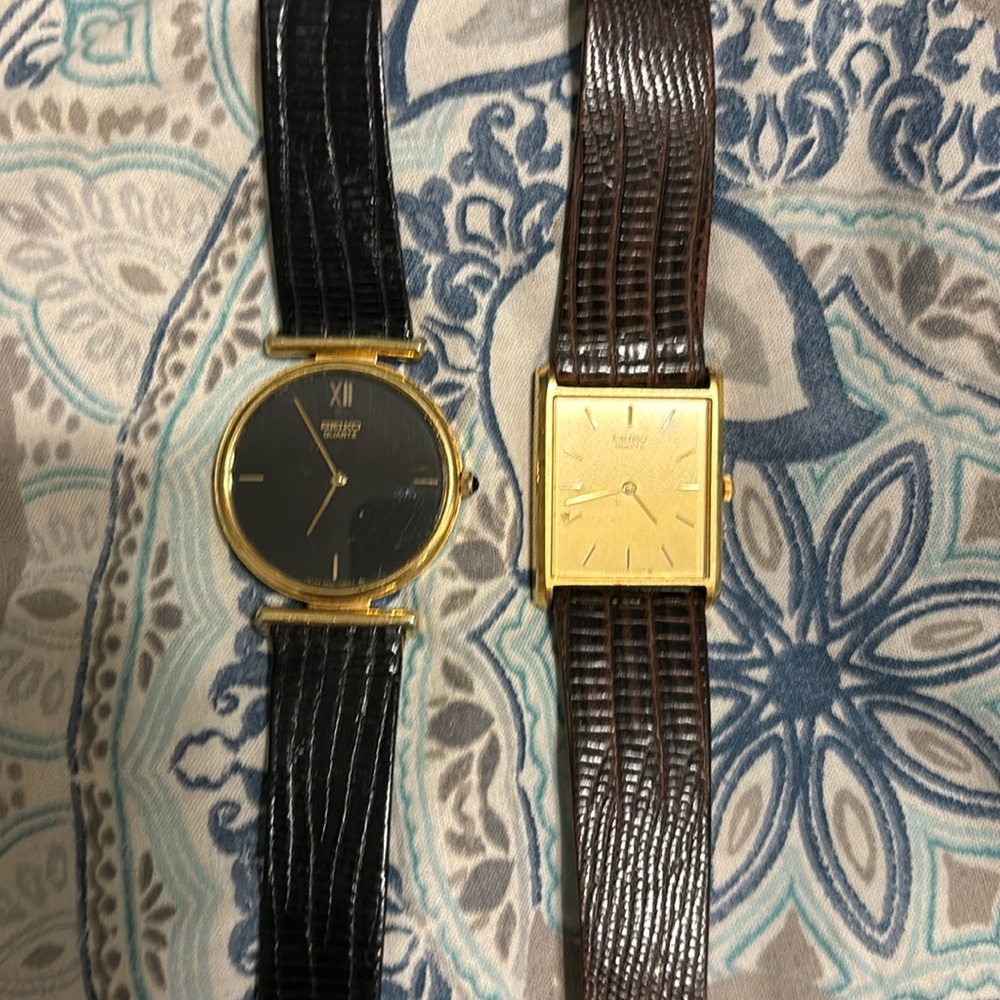 2 Vintage seiko watches for a great price